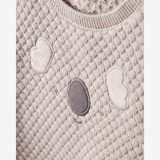 Conjunto longo bebê 2 peças tricot coala - cinza | Carter's