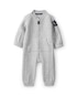 Macacão bebê texturizado bolso canguru - cinza | Carter's