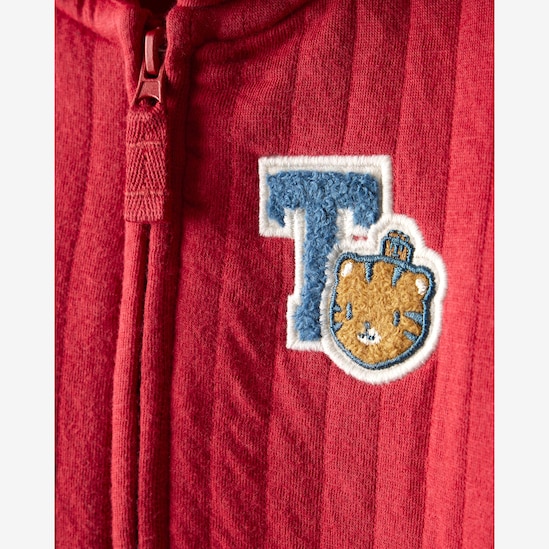 Macacão bebê com capuz matelassê - vermelho | Carter's