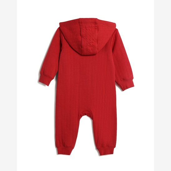Macacão bebê com capuz matelassê - vermelho | Carter's