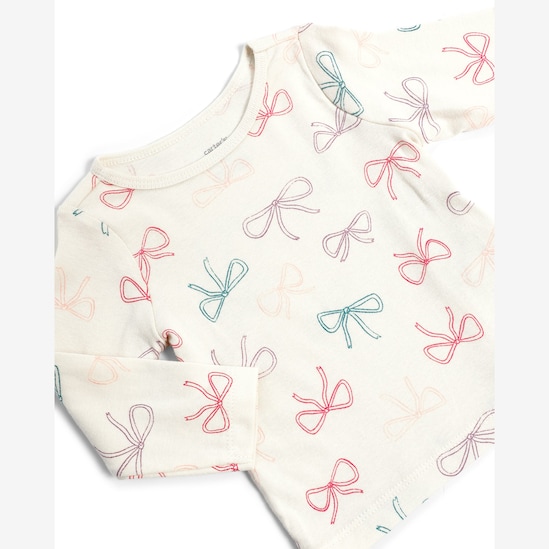 Salopete bebê veludo com blusa e meia calça - multicor | Carter's