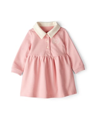 Vestido polo bebê evasê com calcinha - rosa | Carter's