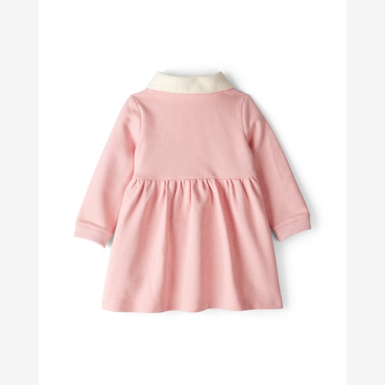 Vestido polo bebê evasê com calcinha - rosa | Carter's