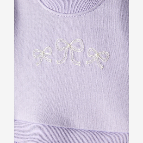 Vestido bebê evasê em tule com calcinha - lilás | Carter's