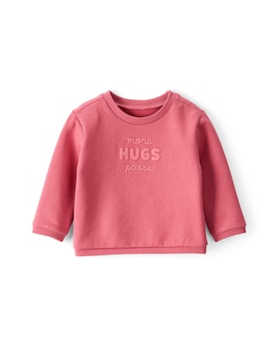 Blusa de moletom bebê more hugs please - rosa | Carter's