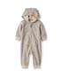 Macacão bebê com capuz interativo onça - bege | Carter's