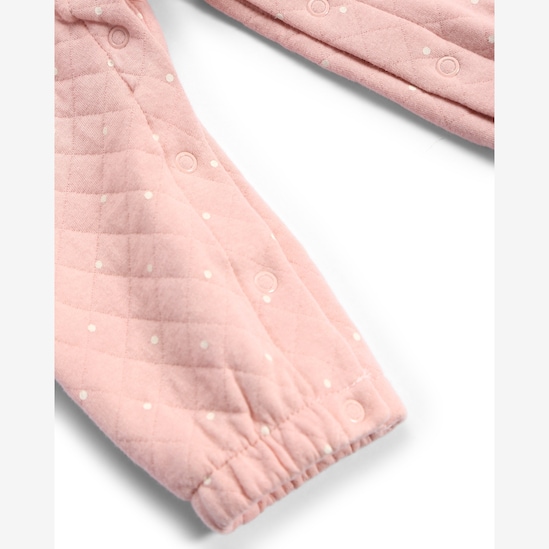 Macacão bebê matelassê poá - rosa | Carter's