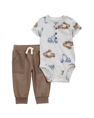 Conjunto longo bebê 2 peças caminhão - multicor | Carter's