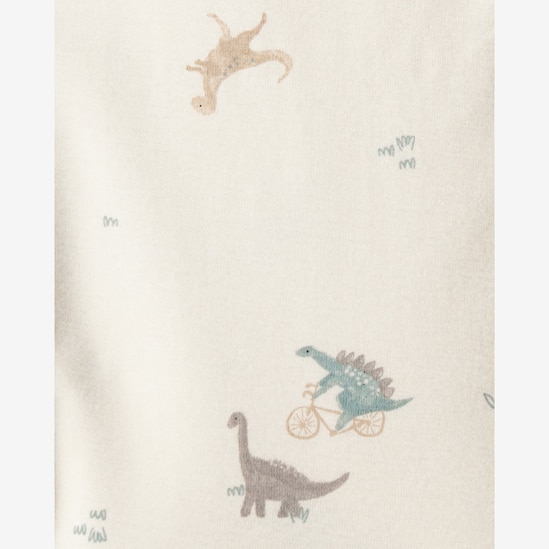 Conjunto longo bebê 3 peças matelassê dinossauro - multicor | Carter's