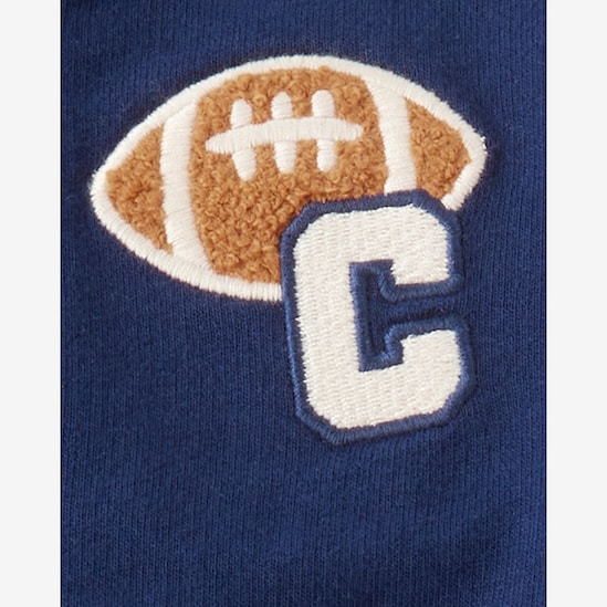 Conjunto longo bebê 3 peças college futebol americano - multicor | Carter's