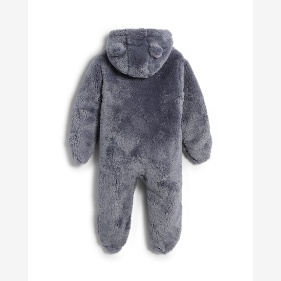 Macacão bebê com capuz interativo peluciado - azul | Carter's