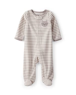 Macacão bebê fleece raposa com pezinho - multicor | Carter's