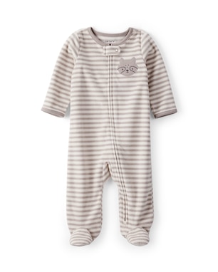 Macacão bebê fleece raposa com pezinho - multicor | Carter's