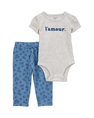 Conjunto longo bebê 2 peças florzinhas - multicor | Carter's