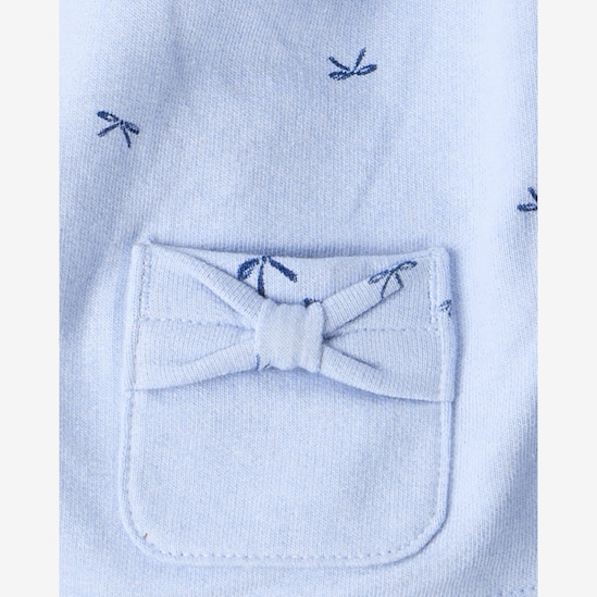 Conjunto longo bebê 3 peças capuz e laços - multicor | Carter's