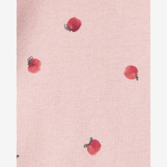 Conjunto longo bebê 3 peças capuz e maçãs - multicor | Carter's