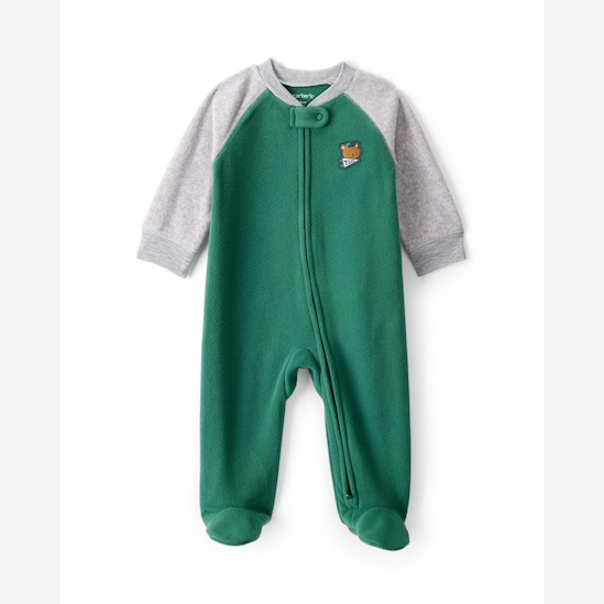 Macacão bebê urso com pezinho - multicor | Carter's