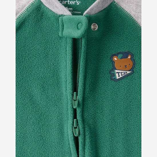 Macacão bebê urso com pezinho - multicor | Carter's