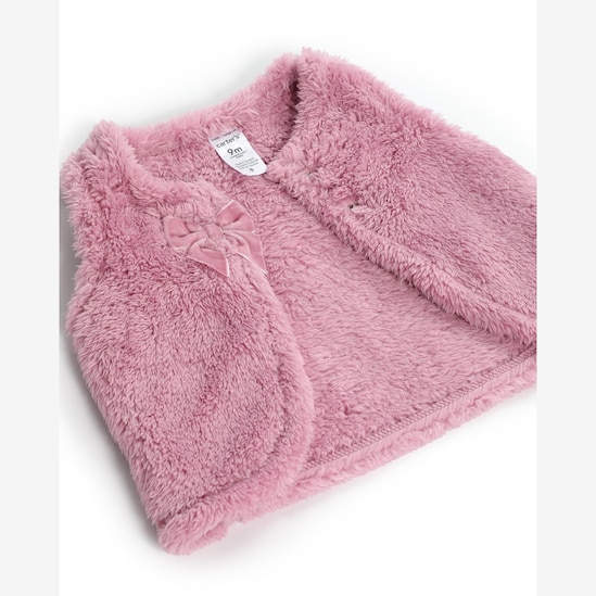 Conjunto longo bebê 3 peças sherpa e poá - multicor | Carter's