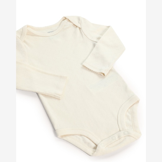 Conjunto longo bebê 3 peças sherpa e poá - multicor | Carter's