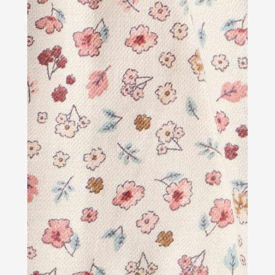 Conjunto longo bebê 2 peças + faixa de cabelo floral - multicor | Carter's