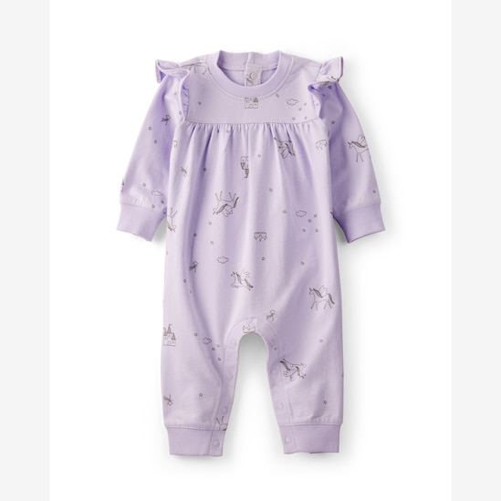 Macacão bebê unicórnios - lilás | Carter's