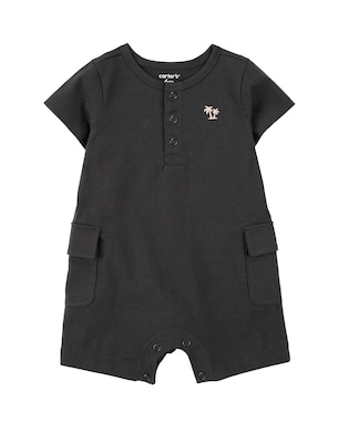 Macaquinho bebê coqueiros - cinza | Carter's