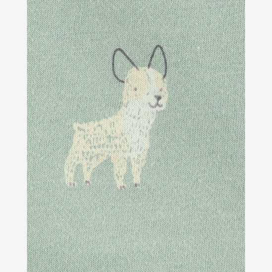 Jardineira bebê com bolso e camiseta bichinhos - multicor | Carter's