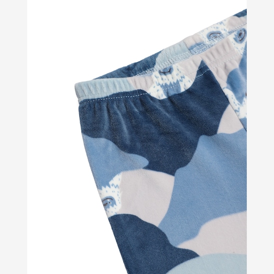 Pijama longo infantil 2 peças plush monstrinho da neve - multicor | Carter's