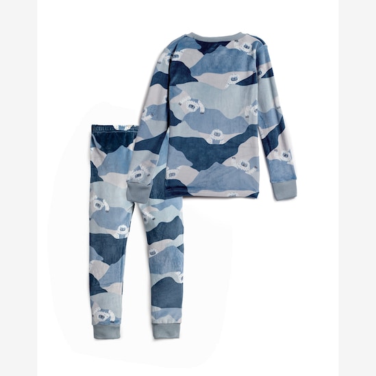 Pijama longo infantil 2 peças plush monstrinho da neve - multicor | Carter's