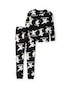 Pijama longo infantil 2 peças plush ursinhos - preto | Carter's