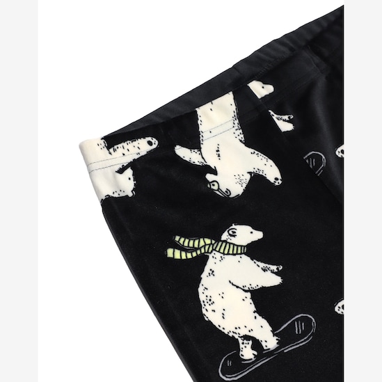 Pijama longo infantil 2 peças plush ursinhos - preto | Carter's