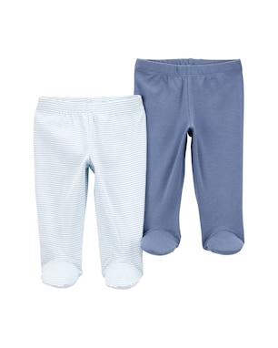 Kit calça bebê 2 peças cós elástico listrada - multicor | Carter's