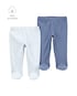 Kit calça bebê 2 peças cós elástico listrada - multicor | Carter's