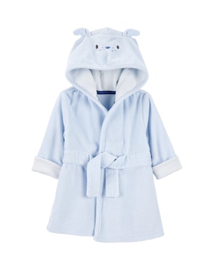Roupão bebê com capuz interativo atoalhado - azul | Carter's