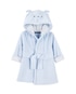 Roupão bebê com capuz interativo atoalhado - azul | Carter's