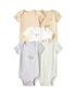 Kit body bebê 5 peças bichinhos listras - multicor | Carter's