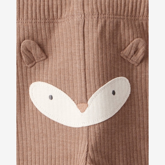 Conjunto longo bebê 3 peças canelado bichinhos - multicor | Carter's