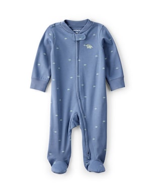 Macacão bebê com pezinhos dinossauro - azul | Carter's