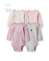 Kit body bebê 4 peças bichinhos floral - multicor | Carter's