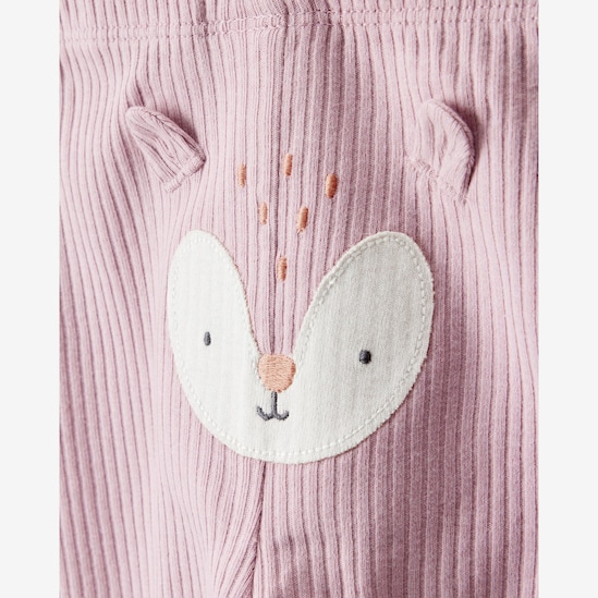 Conjunto longo bebê 3 peças canelado bichinhos - multicor | Carter's