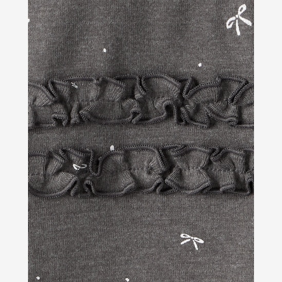 Conjunto longo bebê 3 peças laços babados - multicor | Carter's