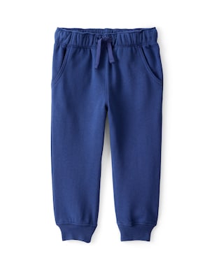 Calça de moletom infantil jogger - azul | Carter's