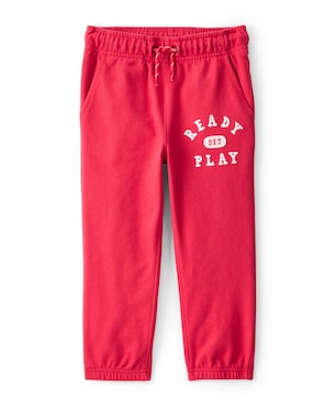 Calça de moletom infantil ready set play - vermelha | Carter's