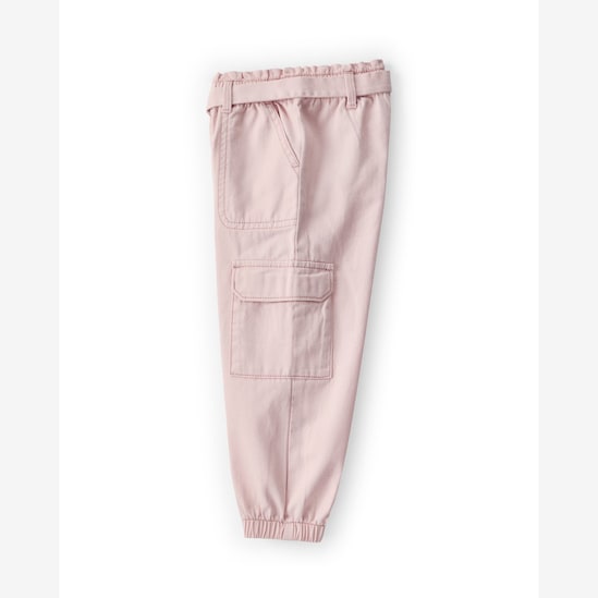 Calça infantil clochard cargo - rosa | Carter's