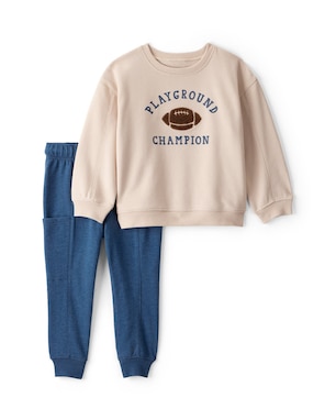 Conjunto longo moletom infantil 2 peças playground - multicor | Carter's