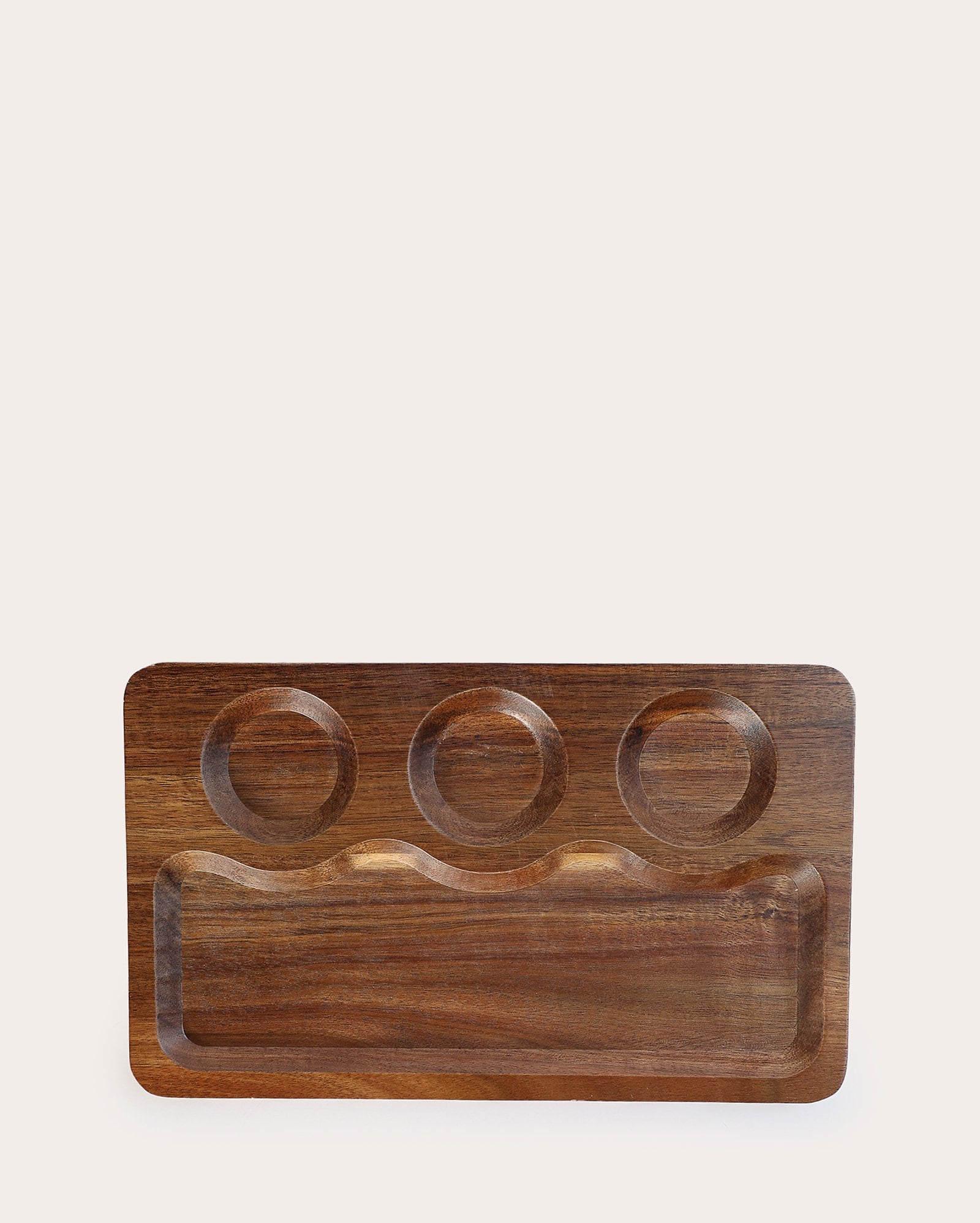 Petisqueira de madeira Alec 28cm - marrom | Casa Riachuelo