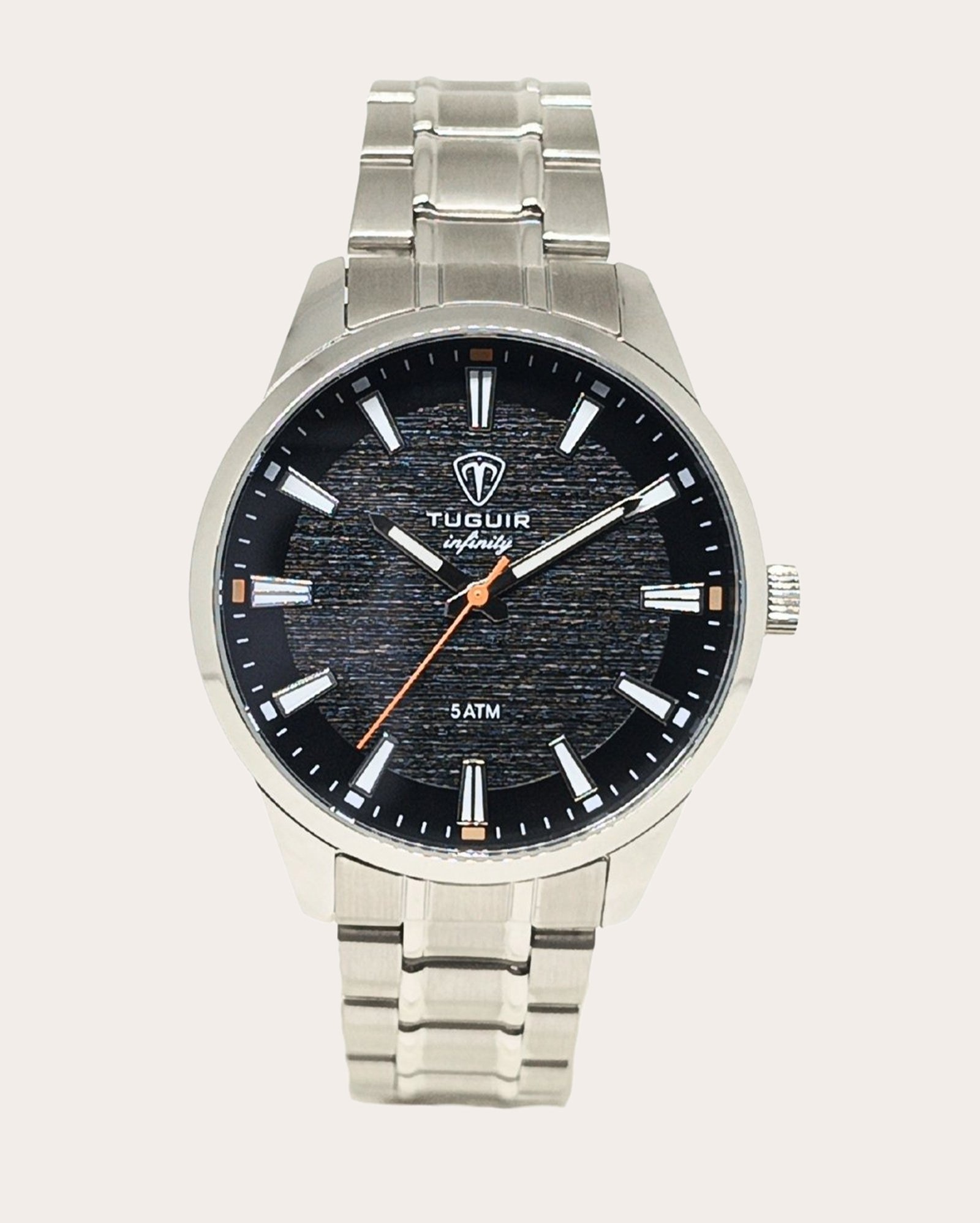 Relógio analógico masculino TGI37130 - prata | Tuguir