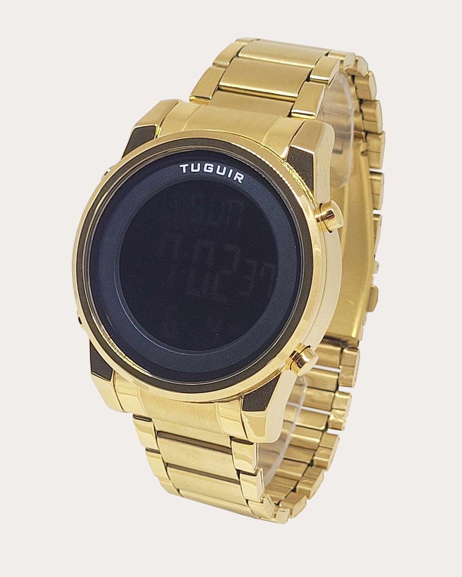 Relógio digital masculino TG30325 - dourado | Tuguir