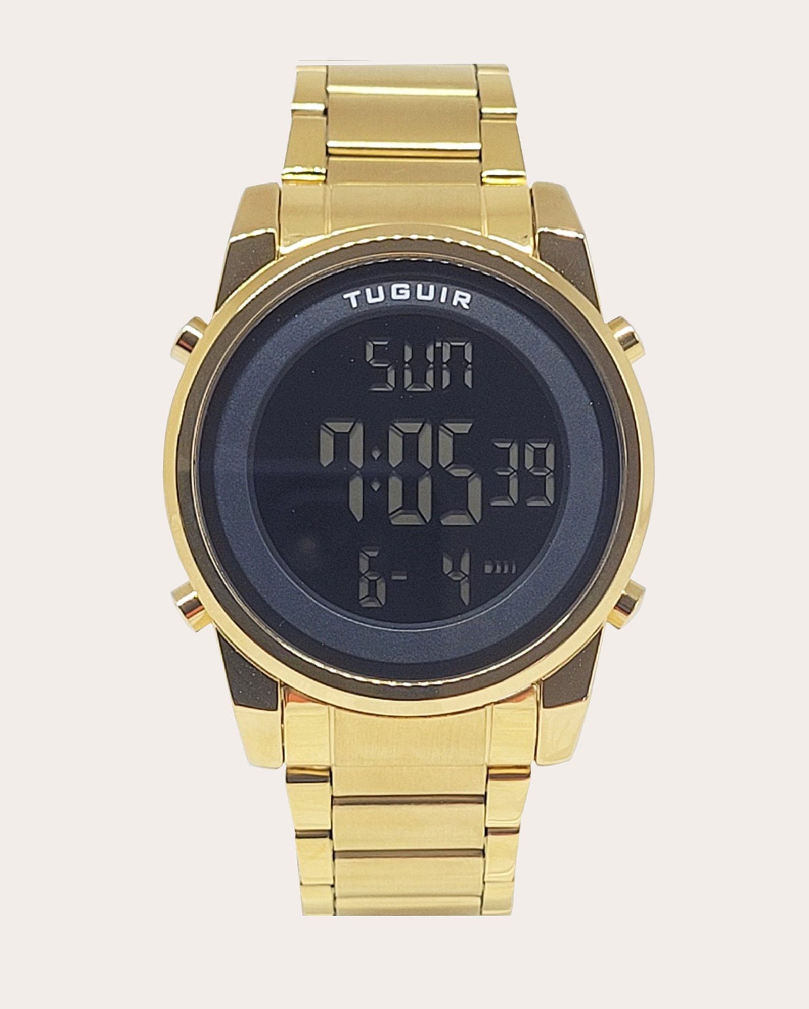 Relógio digital masculino TG30325 - dourado | Tuguir